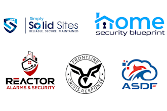 design professional technology crypto security and tech logo
