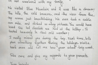 write anything with my beautiful handwriting