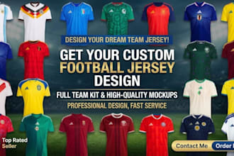 design football, soccer jerseys and teamwear