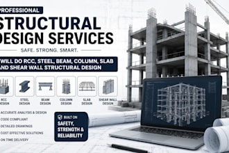 do rcc steel beam column slab and shear wall structural design