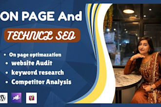 on page and technical SEO optimization for better rankings