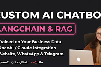 build custom ai chatbot with langchain rag and openai