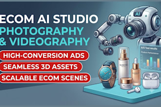 develop ai product photography and videography for ecommerce store