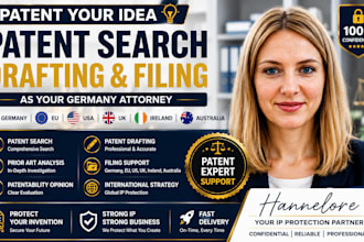 be germany attorney to patent your idea patent search drafting and filing