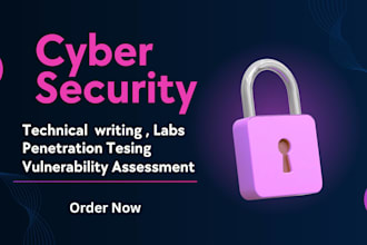 do cyber security labs and technical writing projects
