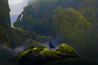 paint an awesome fantasy illustration