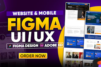 create mobile app UI UX design in figma and adobe xd
