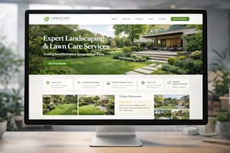 build lawn care website, landscaping website, farmer and gardener website design