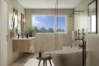 photorealistic 3d bathroom renderings