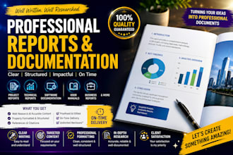 design professional business and academic reports