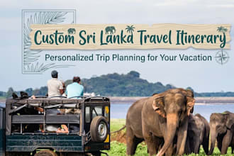 create a custom sri lanka travel itinerary for your trip