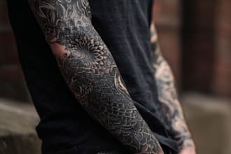 create a beautiful tattoo sleeve art