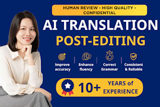 proofread and humanize ai generated vietnamese and english translations