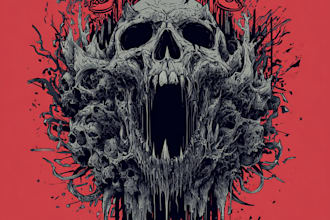 craft striking dark art and affliction style tshirt designs