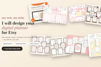 design etsy digital products etsy listing images etsy mockups etsy planners