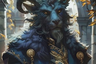 draw your oc and dnd character illustration