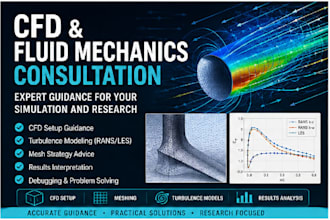 help with cfd simulation, turbulence modeling, and fluid mechanics problems