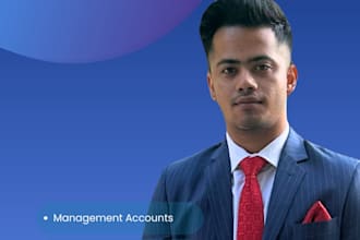 prepare management accounts, budgets, variance analysis and performance reports