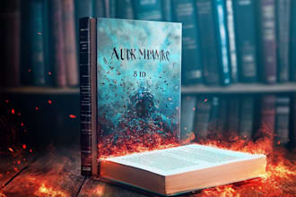 illustrate fantasy book scenes characters and magical