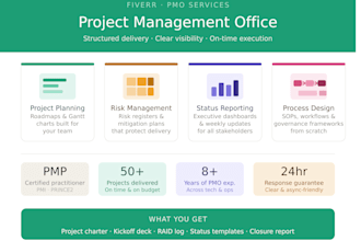 create a portfolio governance pack and executive reporting template