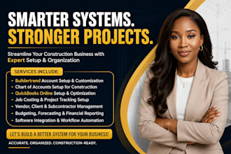 set up buildertrend and quickbooks for construction projects