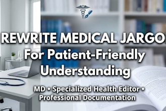 rewrite and edit medical content for patients