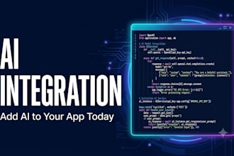 integrate an ai model into your app or website