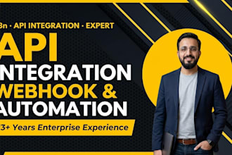 do n8n api integration, webhook setup and workflow automation for you