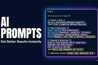 write professional ai prompts for any use case