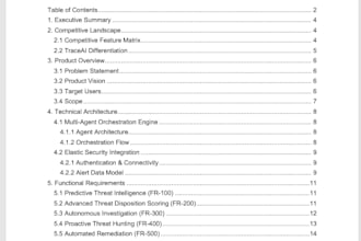 write a professional product requirements document and architecture