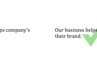 proofread and edit your business documents