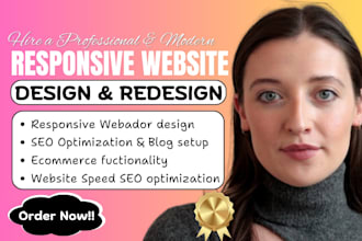 design or redesign webador website, squarespace, hostinger, wordpress, wix seo