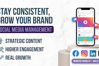 manage your social media, create engaging content and grow your brand