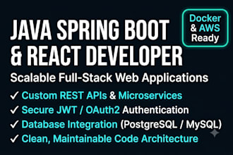 build scalable web applications in java spring boot