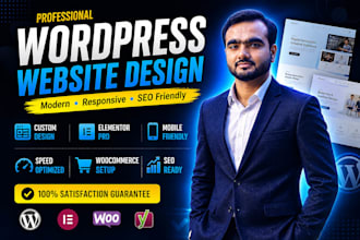 create a modern wordpress business website