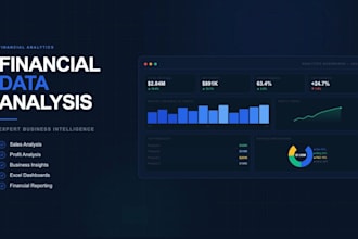perform data entry and financial data analysis and business reporting