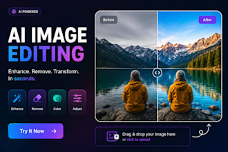 do photo editing, photo manipulation and ai image editing