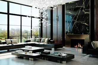 create stunning photorealistic interior design concepts
