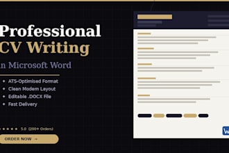 write professional cv and resume