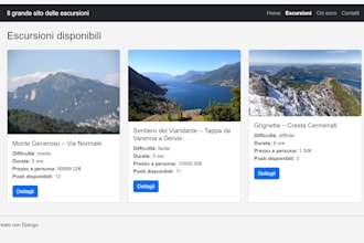 develop a website using python for you