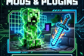 develop a custom minecraft mod or plugin