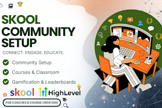 skool online community skool setup skool online course creation skool manager