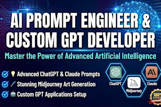 write high quality chatgpt prompts and midjourney prompt engineering