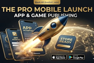 publish app or game to google play console and app store