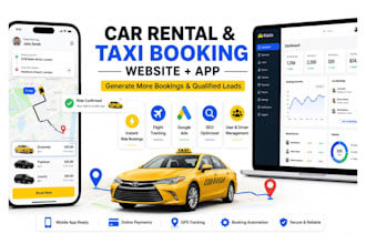 generate car rental leads, taxi booking leads, build car rental website