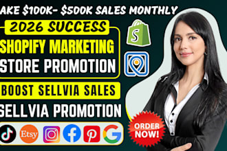 do sellvia marketing, shopify social media marketing to boost your shopify sales