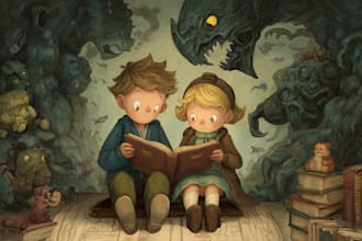 children book illustration and children book illustration