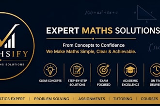 be your expert math tutor for calculus, algebra and statistics