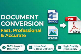 convert image and word documents to PDF professionally