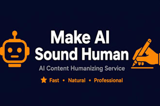 humanize ai content into natural human like writing